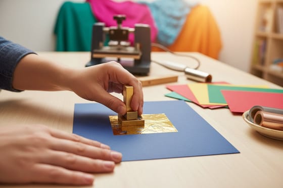 What is foil stamping