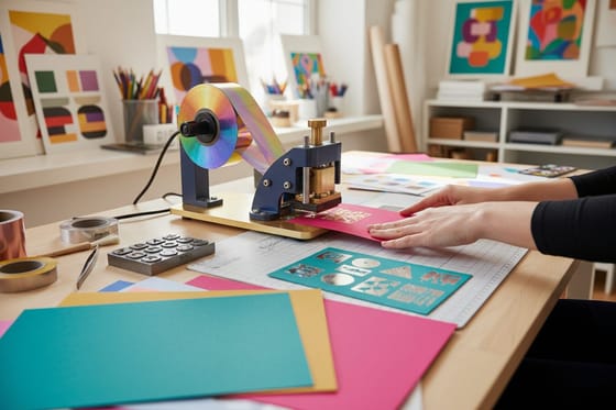 Hot foil stamping explained