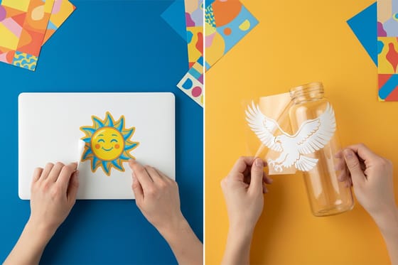 What Is the Difference Between a Sticker and a Decal?