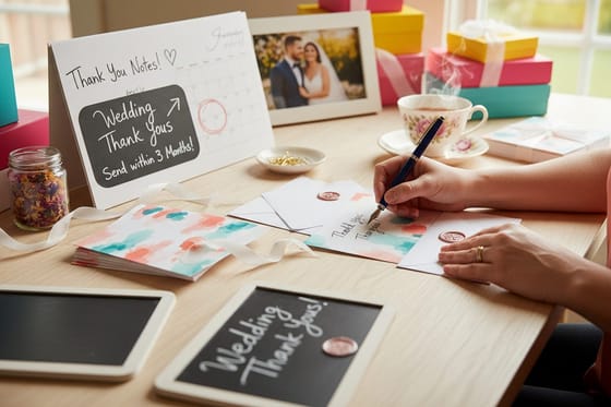 When to Send Wedding Thank You Cards & Ideal Timing Tips