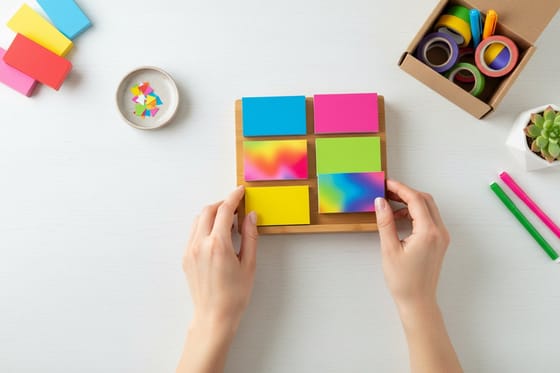Where to leave business cards