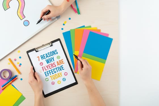 Relevance of Printing Flyers in a Digital-First World