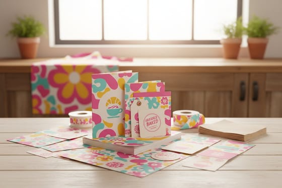Print kit for Bakery & Cafe Print Set of 20 Pieces That Work Together