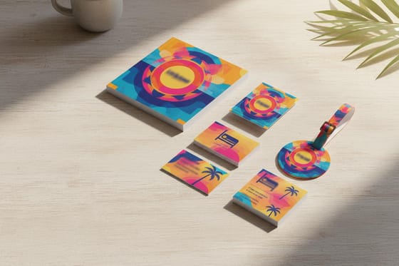 Hotel marketing set