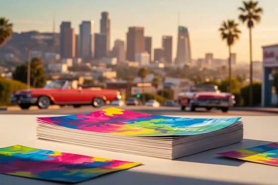 Flyer Printing in Los Angeles: custom printing for local businesses in this city