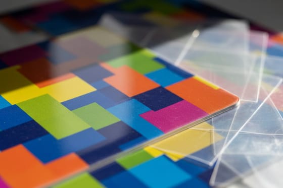 Close-up of Lamination Finishing