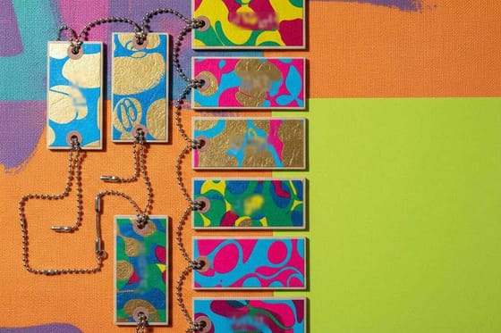 Metal Ball-Chain Hangtags Threaded and Ready to Hang