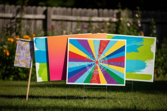 Yard sign designs