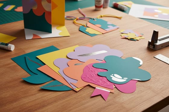 Die cut printing showcase