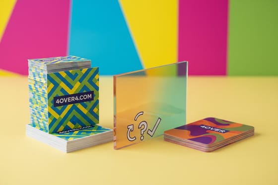 4OVER4.COM Is Not 4over, Key Differences Between the Two Printing Companies: the print products featured in this update