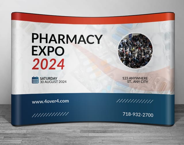 Pharmacy Expo Pop Up Display
