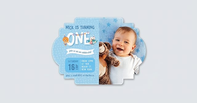 Shaped Invitations