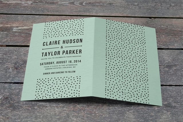 Folded Invitations