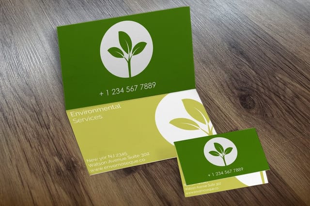 Foldover Business Cards