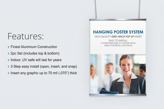 Hanging Poster Displays