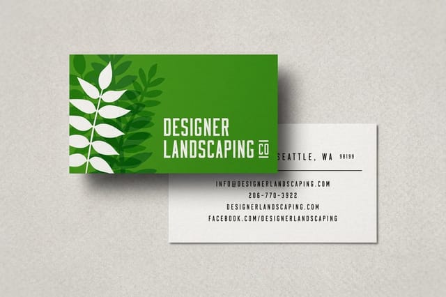 Landscaping Business Cards