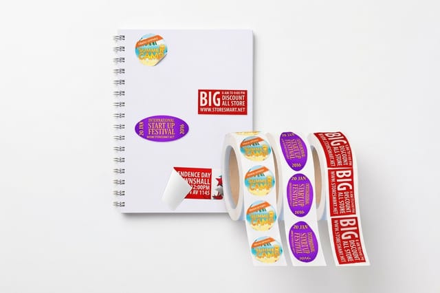 Roll Promotional and Events Stickers