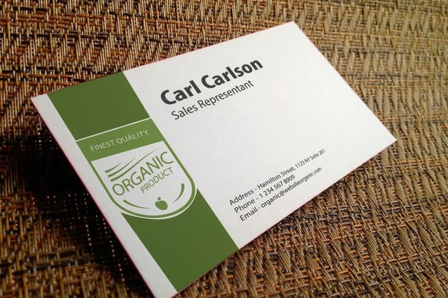 Silk Laminated Business Cards