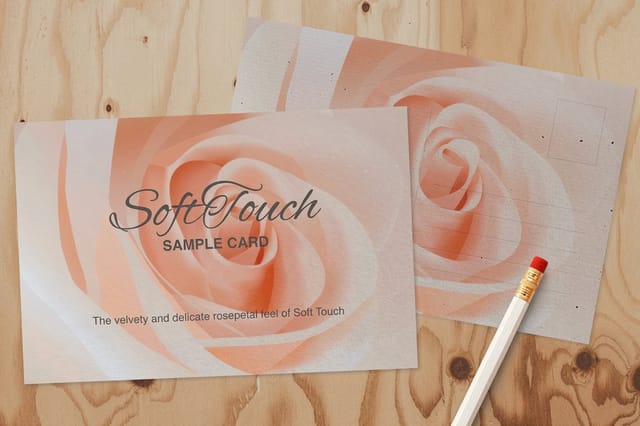 Soft Touch Postcards