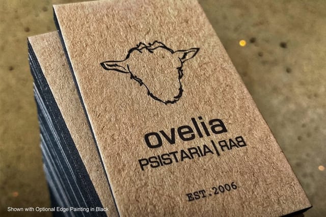Ultra Thick Kraft Business Cards