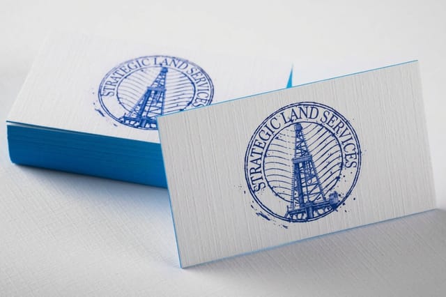 Ultra Thick Linen Business Cards