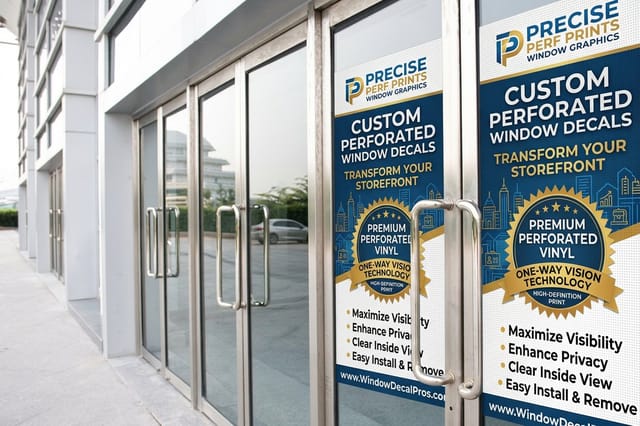 Perforated Window Decals