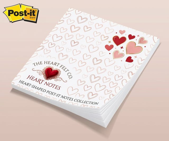 Heart Shaped Post-Its