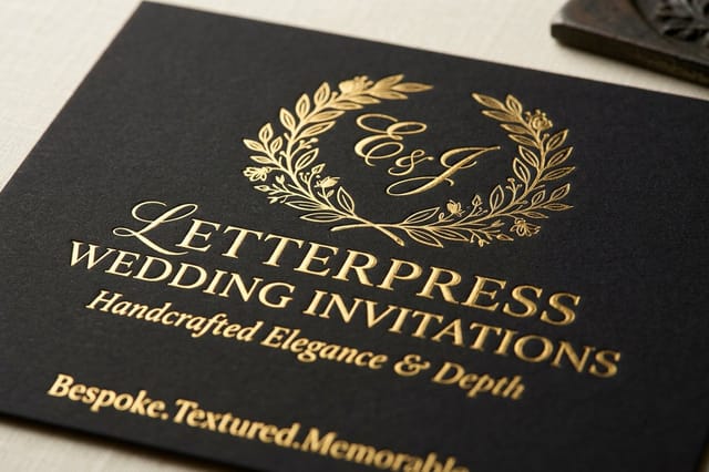 Letterpress Wedding Invitations