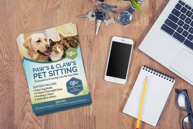 Pet Sitting Flyers
