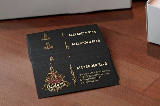Tattoo Business Cards