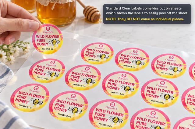 Standard Clear Labels