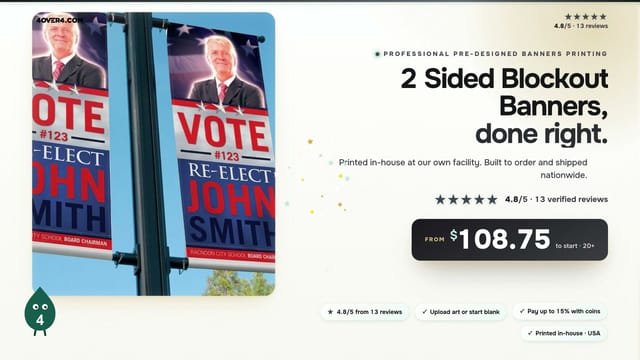 2 Sided Blockout Banners product video
