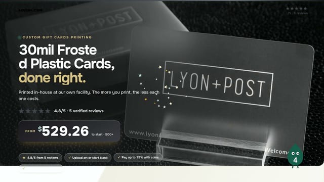 30mil Frosted Plastic Cards product video