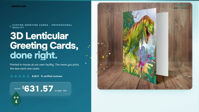 3D Lenticular Greeting Cards product video