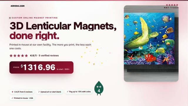 3D Lenticular Magnets product video