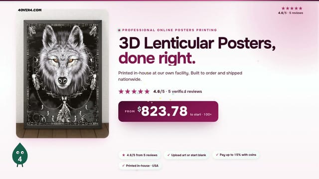 3D Lenticular Posters product video