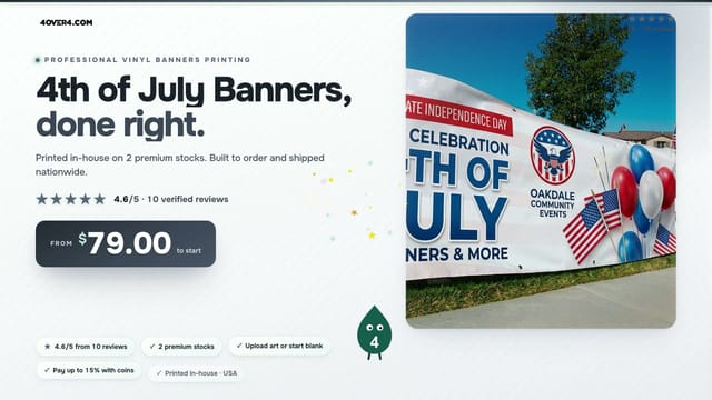 4th of July Banners product video