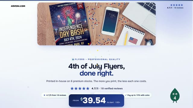 4th of July Flyers product video