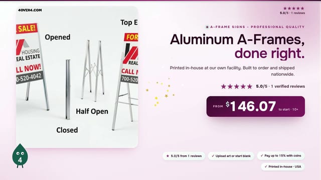 Aluminum A-Frames product video