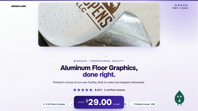 Aluminum Floor Graphics product video