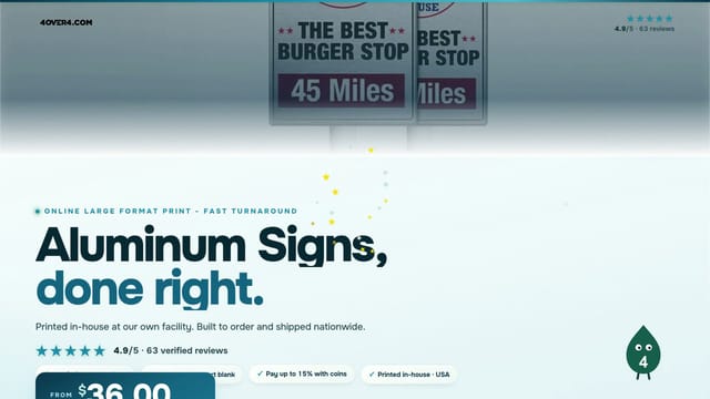 Aluminum Signs product video