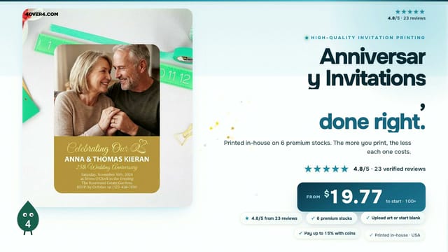 Anniversary Invitations product video