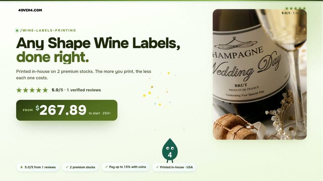 Any Shape Wine Labels product video