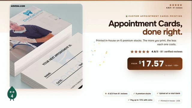 Appointment Cards product video