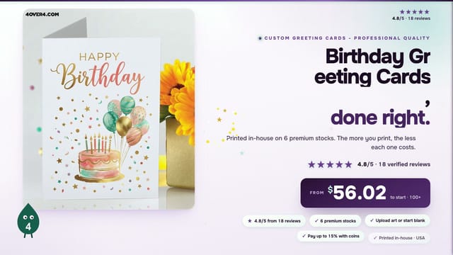 Birthday Greeting Cards product video