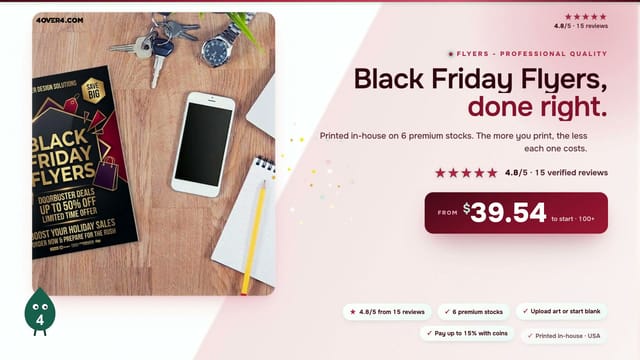 Black Friday Flyers product video