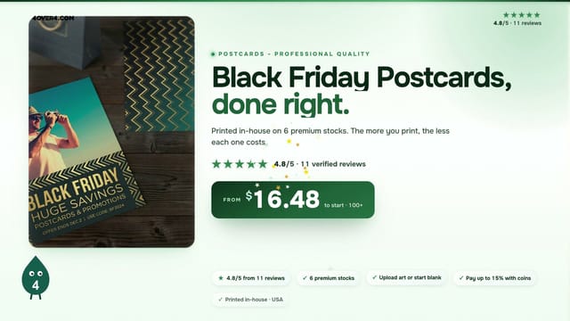 Black Friday Postcards product video
