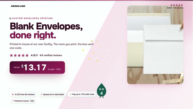 Blank Envelopes product video