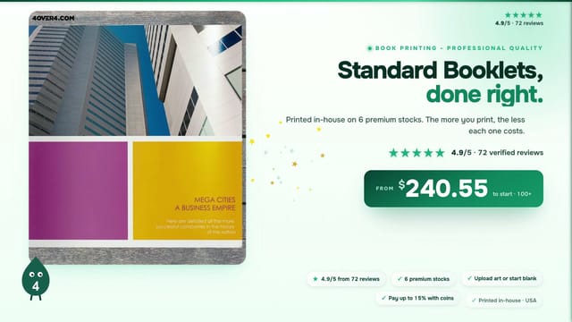 Standard Booklets product video