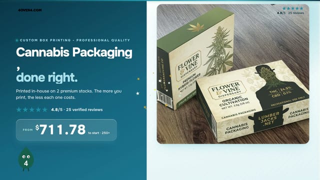 Cannabis Packaging product video